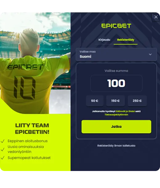 epicbet register
